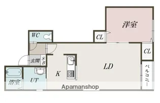 ハスコリオ東光【2階】の間取り
