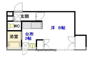 ピュアライフ緑が丘【1階】の間取り