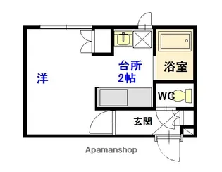 ピュアライフ緑が丘【105号室】の間取り