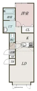 リエットⅡ【2階】の間取り