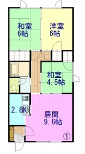 ファミール豊岡【2階】の間取り