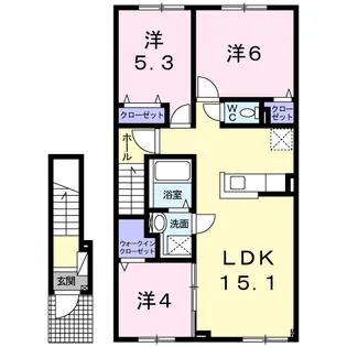 ハーモニー【2階】の間取り
