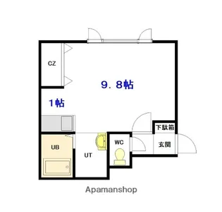 ロイヤルポケット【2階】の間取り