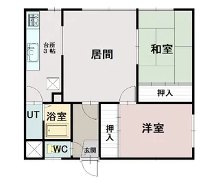 誠コーポA【1階】の間取り