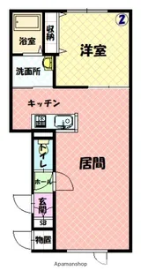 NEO フレシール美瑛【1階】の間取り