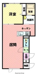 NEO・フレシール美瑛【1階】の間取り