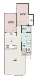 ARCEⅡ【203号室】の間取り