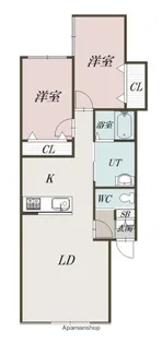 ARCEⅡ【2階】の間取り