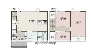 クレエ【1階】の間取り
