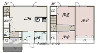 クレエ【1階】の間取り