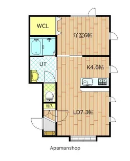 RAVI EAST【1階】の間取り