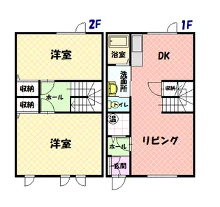 B・バーデン②【105号室】の間取り