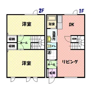 B バーデン②【1階】の間取り