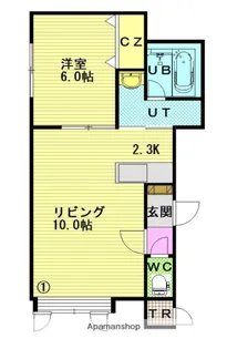 カルミナB【1階】の間取り
