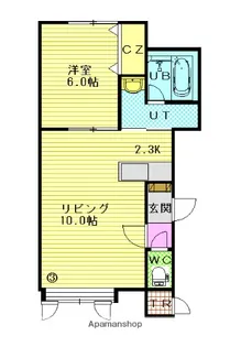 カルミナB【2階】の間取り