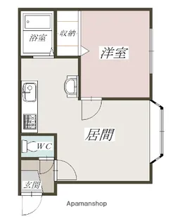 エスパニア名寄Ⅰ【103号室】の間取り