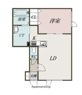 ティアラⅡ【1階】の間取り