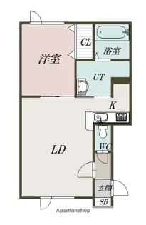 ティアラⅡ【2階】の間取り