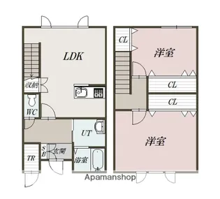 ブライシー【1階】の間取り