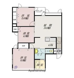 WELCOMEⅡ【205号室】の間取り