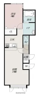 ジャルダン【1階】の間取り