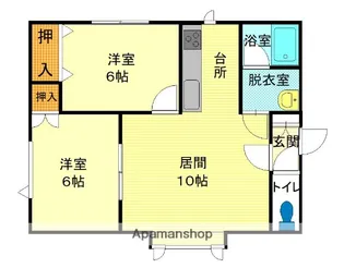 ロジュマン【2階】の間取り