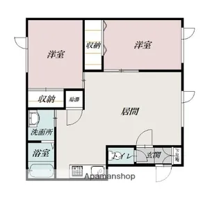 ル・クレアージュ【102号室】の間取り