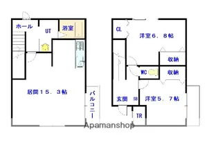 ナリッシュ410【1階】の間取り
