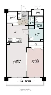 ソルティ517【402号室】の間取り