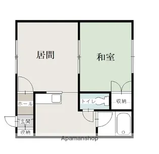 くるみの部屋【1階】の間取り