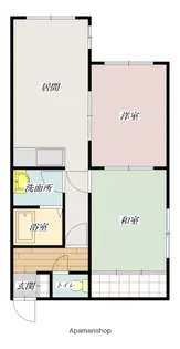 ビッグマンション7B棟【2階】の間取り
