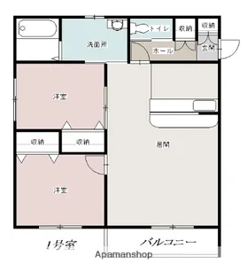 ネイバーズハウス【101号室】の間取り