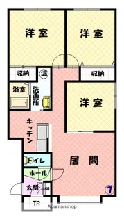 クレールC【2階】の間取り