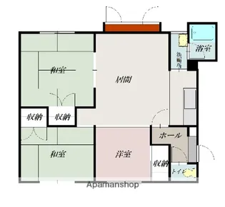 ロピア東光A【2階】の間取り