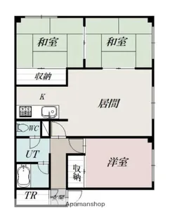 中里ハイツ【3階】の間取り