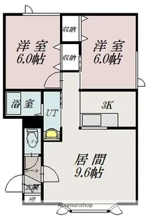 コムハウスⅢ【B号室】の間取り
