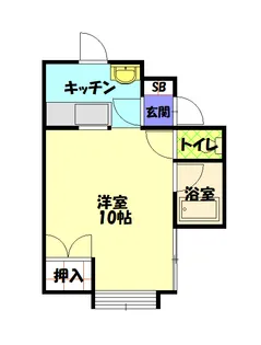 SUNSHINEⅠ【202号室】の間取り