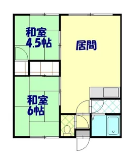 神楽コーポ島崎B棟【1階】の間取り