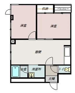 NKクラウンハイツ【4階】の間取り