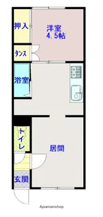 第2桜井ハイツ【2階】の間取り