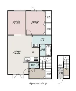 プラウドセカンド【2階】の間取り