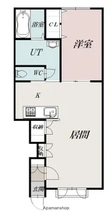 プラウドファースト【1階】の間取り