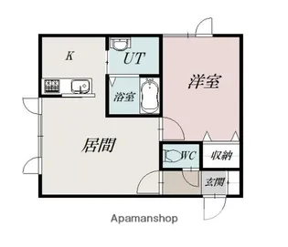 フォレスト6・3【1階】の間取り