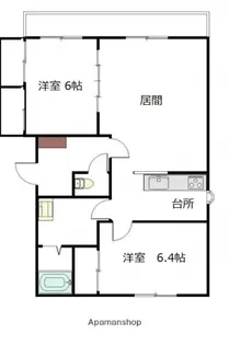 ESTYプレベール【302号室】の間取り