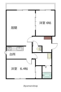 ESTYプレベール【301号室】の間取り