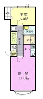 コムハウスⅣ【1階】の間取り