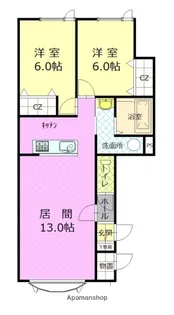コムハウスⅣ【1階】の間取り