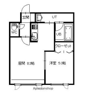 マーブル【1階】の間取り