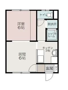 グリーンティー【2階】の間取り