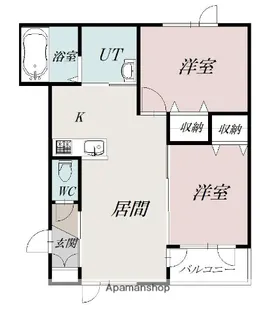 M・Cコンフォート【2階】の間取り